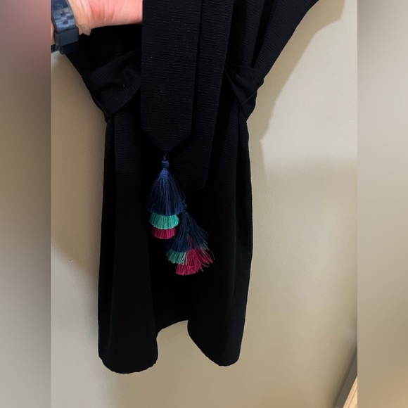 Marie Oliver Blue Sheath Dress Sleeveless V-Neck - Picture 12 of 13